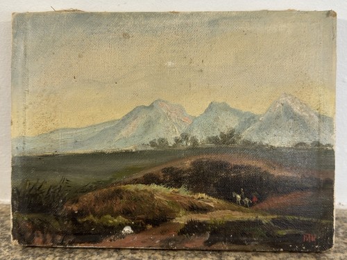 Ancienne huile sur - , toile