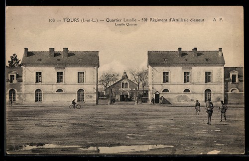 Cpa tours l quartier - tours, /i.-et-l.,