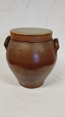 Pot gres vernissé - pot,