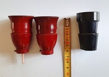ancienne douilles en bakelite