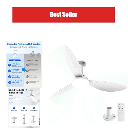 Ventilateur plafond hisummer - ventilateur,