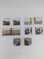 Lot 5 Photos, Vues Stéréoscopiques, Plaques Verre, WW1, Incendie, Cimetière