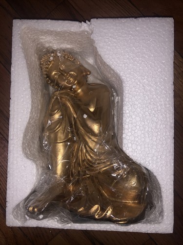 Resin napping indian - 10.63"h,