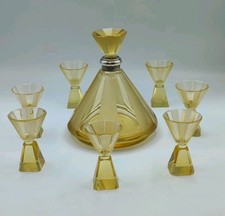 Karl Palda service a liqueur art deco ancien Tchécoslovaquie