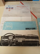Simca 1300 1500 carnet