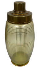 Shaker Ancien En Verre Et