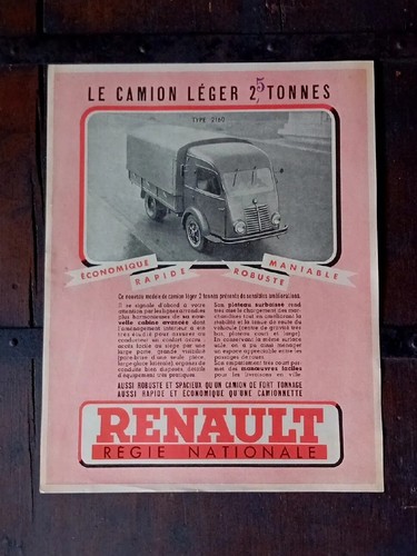 Renault type 2160 camion - renault, le