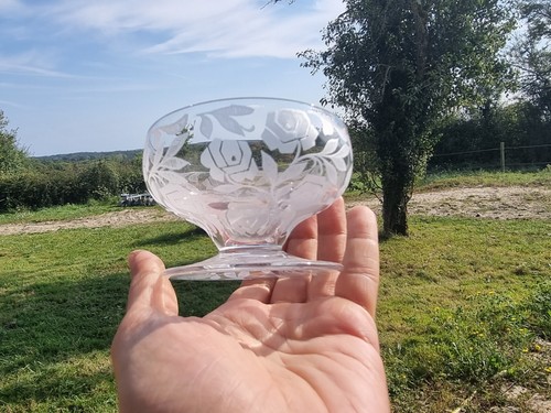 Rare coupe champagne verre - a,