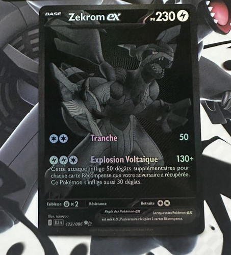 Zekrom 172 086 black white - zekrom, 172/086
