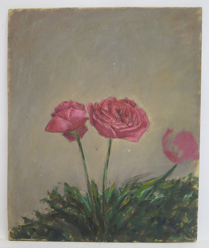 Dipinto huile fleurs - dipinto,