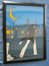 CORTO MALTESE, HUGO PRATT : SÉRIGRAPHIE SOUS "VERRE" (Plexiglass)