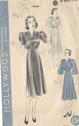 1940s vintage couture - couture, motif