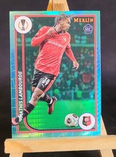 Mathis Lambourde RC Aqua Prism Topps Chrome 2024 Rennes