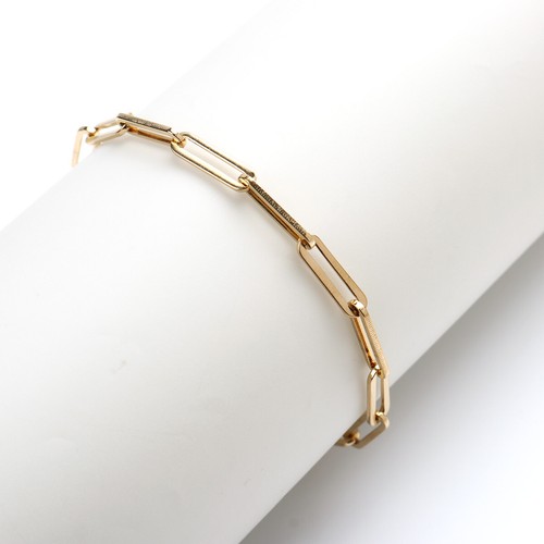 Bracelet chaine dore trombone - bracelet,