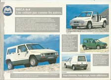 MEGA AIXAM 4X4 / catalogue brochure dépliant prospectus