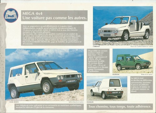 Mega aixam 4x4 catalogue - mega,