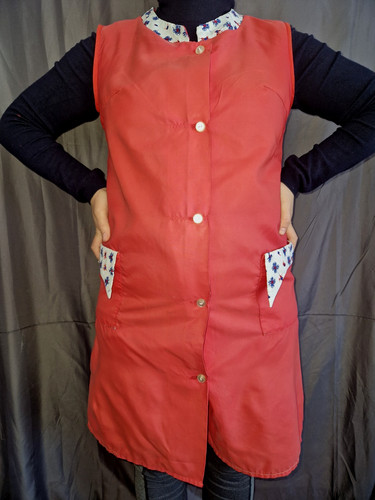 Nylon dederon smock apron - nylon,