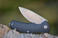 Couteau Lionsteel Kur Lame Acier Sleipner Manche G-10 Linerlock Italy LSTKURBK