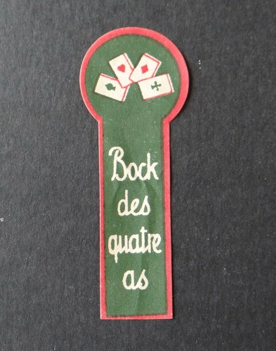 Ancienne étiquette biere bock - biere,