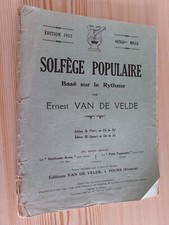 Solfège populaire basé sur le rythme, Ernest Van de Velde, 1952