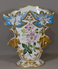 Vase De Mariée En Porcelaine Peinte De Paris, époque XIX ème 