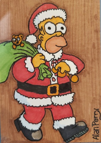 Homer simpson santa costume - simpson,