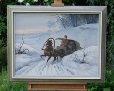 Tableau Huile sur Toile Signé