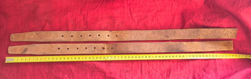 Paire courroies cuir fauve - paire,