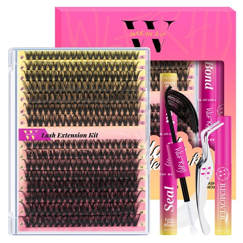 Kit extension cils - kit, 300pcs