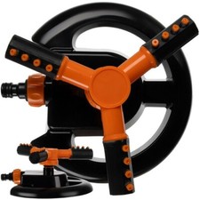 Irrigateur De Jardin Automatique Rotatif 360 Degrés Arroseur 3 Bras Herbe