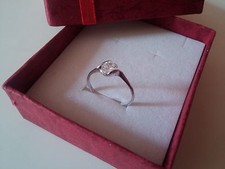 Jolie Bague en Alliage sertie de Zirconium Transparent au choix R-7