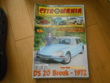 REVUE CITROMANIA N°11DS 20 BREAK COUPE TRACTION 11B 1938 2cv6 SPECIAL 1990