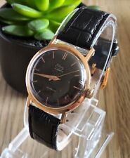 Montre Homme Vintage EDMA  Watch Mécanique Cuir 1960's