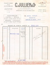 1937 FOURNITURES POUR