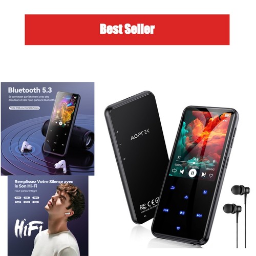 Agptek 64go mp3 bluetooth - 64go,
