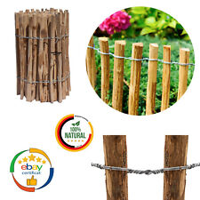 Floranica Barrière de Jardin - Noisette - Clôture en Bois Cloture à Lattis