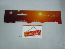 Plaque plastique signalétique MACHINE A COUDRE SINGER Starlet 495