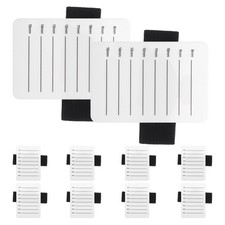  Lot de 15 plateaux pour extensions de cils, avec dragonne, compatibles avec la