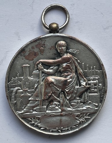 Médaille cuivre argenté - médaille,
