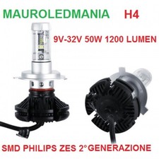 Set LED H4 Ampoules 50W Canbus