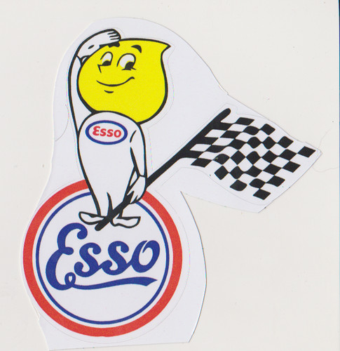 Esso salut autocollant - esso,