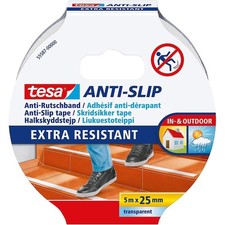 [55587-00000-00] tesa Ruban Adhésif anti-dérapant 25 mm x 5,0 m Transparent