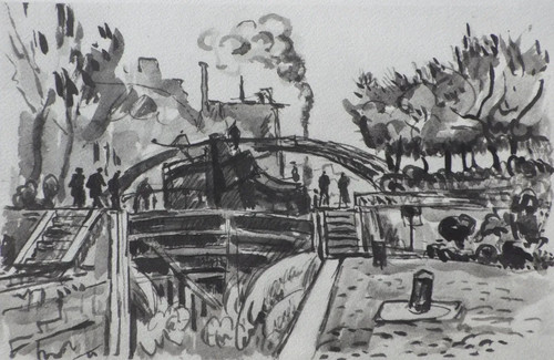Paul signac paris le canal - signac,