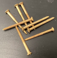 Vis bois laiton tête ronde