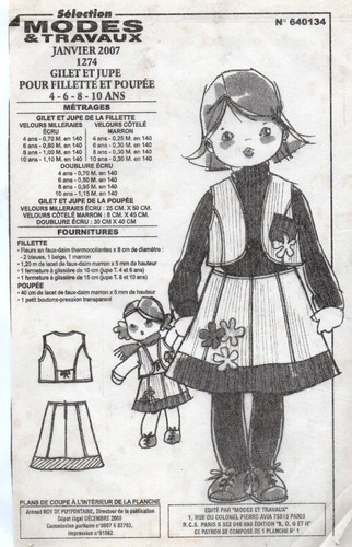 Patron enfant fille 2007 - , 01