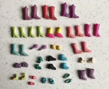 Lot Accessoires ( Chaussures, Bottes,…) Pour Poupées / Figurines Polly Pocket