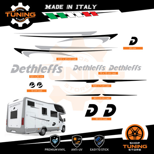 Autocollants camper kit - autocollants,