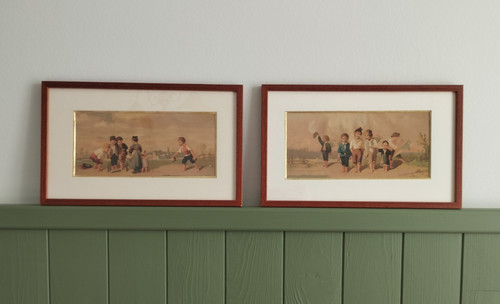 Paire chromolithographies - paire, de