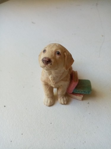 Figurine chien avec petit - figurine,