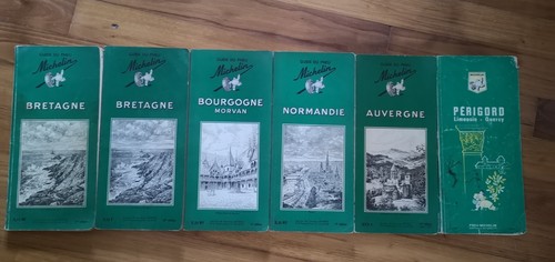 Lot anciens guides - lot, 6